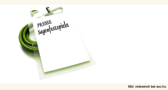 Pressebereich der Sagenfestspiele